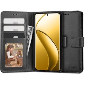 Tech-Protect Wallet knížkové pouzdro na Realme 12 Pro 5G / 12 Pro Plus 5G, černé