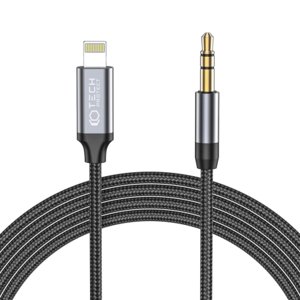 Tech-Protect Ultraboost kabel Lightning / 3.5mm jack 1m, černý