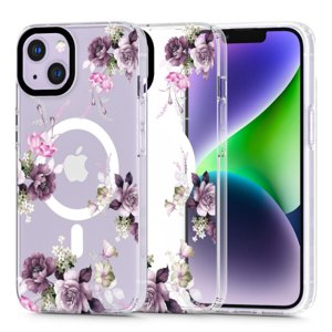 Tech-Protect Magmood MagSafe kryt na iPhone 14, spring floral