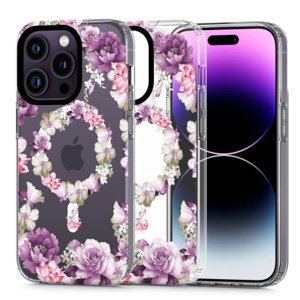 Tech-Protect Magmood MagSafe kryt na iPhone 13 Pro, rose floral