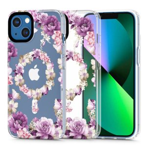 Tech-Protect Magmood MagSafe kryt na iPhone 13, rose floral