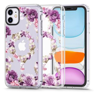 Tech-Protect Magmood MagSafe kryt na iPhone 11, rose floral