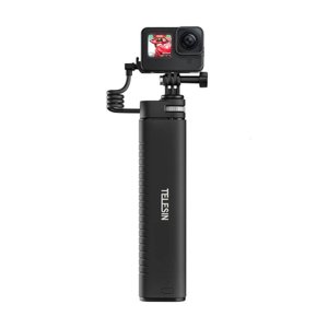 Telesin Power Grip Selfie tyč s power bankou 10000mAh, černá (TE-CSS-001)