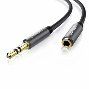 Ugreen AV118 audio kabel 3.5mm mini jack M/F 5m, šedý (10538)