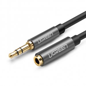 Ugreen Cord audio kabel 3,5mm mini jack 3m, stříbrný (10595)