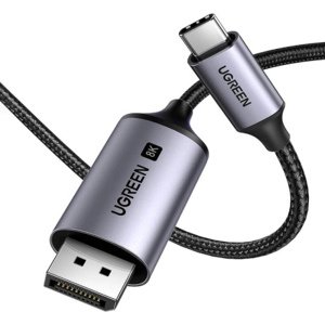 Ugreen CM556 kabel USB-C / DisplayPort 8K 2m, šedý