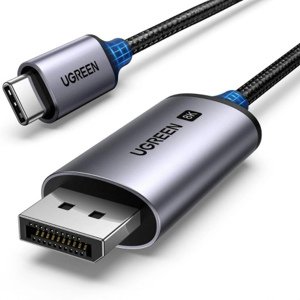 Ugreen CM556 kabel USB-C / DisplayPort 8K 3m, šedý