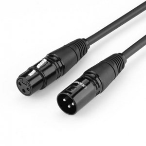 Ugreen AV130 XLR kabel M/F 2m, černý (20710)