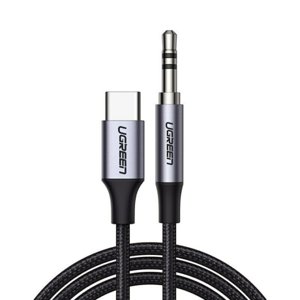 Ugreen AV143 audio kabel USB-C / 3.5mm mini jack 1m, šedý (30633)