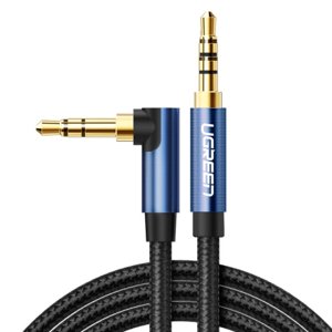 Ugreen AV112 audio kabel 3.5mm mini jack M/M 2m, modrý (AV112)