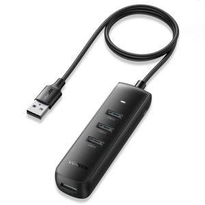 Ugreen CM416 HUB adaptér USB / 4x USB 3.2 1m, černý (CM416 8065)
