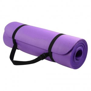 MG Gymnastic Yoga Premium protiskluzová podložka na cvičení + obal, fialová (WNSP-PURP)