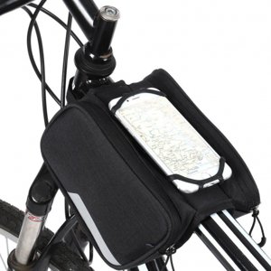 MG Bike cyklistická taška na kolo 6.5'' 1.5L, černá (WBB14BK)