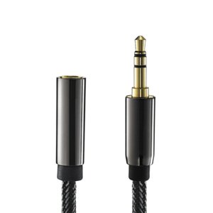 MG audio kabel 3.5mm mini jack F/M 3m, černý
