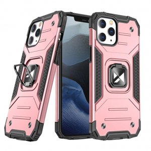 MG Ring Armor plastový kryt na iPhone 13 Pro Max, růžový