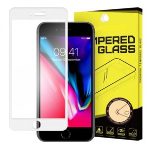 MG Full Glue Super Tough ochranné sklo na iPhone 7/8/SE 2020, bílé