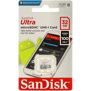 SanDisk Ultra/micro SDHC/32GB/100MBps/UHS-I U1 / Class 10 SDSQUNR-032G-GN3MN