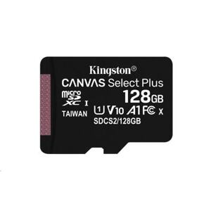 Kingston Canvas Select Plus A1/micro SDXC/128GB/100MBps/UHS-I U1 / Class 10 SDCS2/128GBSP