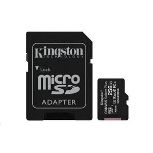 Kingston CANVAS SELECT PLUS/micro SDXC/256GB/100MBps/UHS-I U3 / Class 10/+ Adaptér SDCS2/256GB