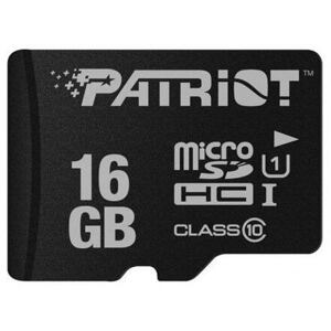 Patriot/micro SDHC/16GB/80MBps/UHS-I U1 / Class 10 PSF16GMDC10