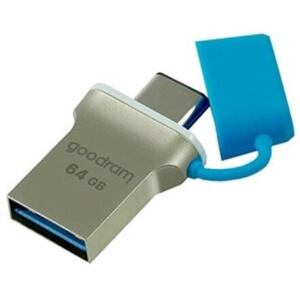 GOODRAM ODD3 Pendrive - 64GB USB 3.0 + Type C OTG BLUE ODD3-0640B0R11