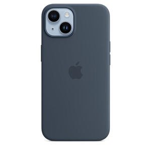 APPLE iPhone 14 Silicone Case with MS - Storm Blue MPRV3ZM/A