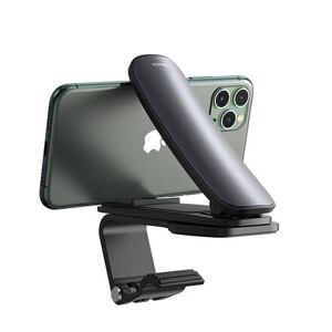 Baseus SUDZ-A01 Big Mouth Držák Telefonu na Palubní Desku s Klipem Black SUDZ-A01