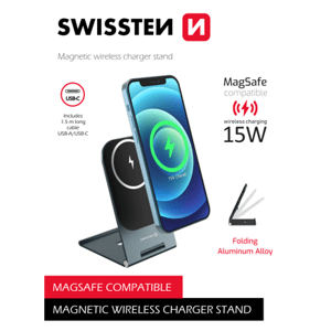 SWISSTEN WIRELESS CHARGER ULTRA THIN (MagSafe compatible) 22055518