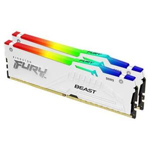 Kingston FURY Beast EXPO/DDR5/64GB/6000MHz/CL36/2x32GB/RGB/White KF560C36BWEAK2-64
