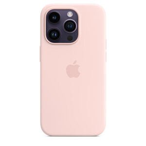 APPLE iPhone 14 Pro Max Silicone Case with MS-Chalk Pink MPTT3ZM/A