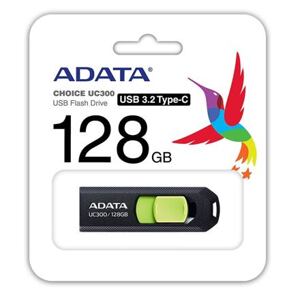 ADATA UC300/128GB/USB 3.2/USB-C/Černá ACHO-UC300-128G-RBK/GN
