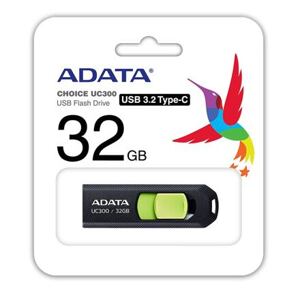 ADATA UC300/32GB/USB 3.2/USB-C/Černá ACHO-UC300-32G-RBK/GN