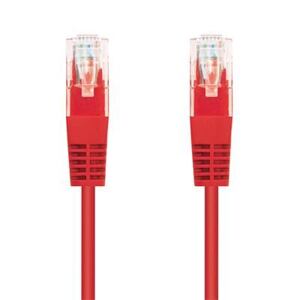 Kabel C-TECH patchcord Cat5e, UTP, červený, 0,5m CB-PP5-05R