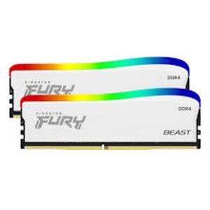 Kingston FURY Beast White/DDR4/32GB/3200MHz/CL16/2x16GB/RGB/White KF432C16BWAK2/32