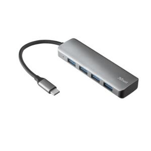 Rozbočovač TRUST HALYX USB-C 4-PORT USB3.2 HUB 23328