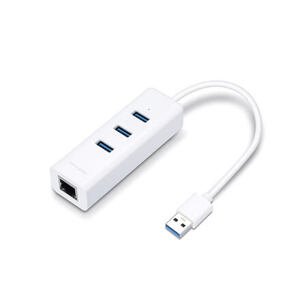 TP-Link UE330 USB 3.0 3-portový USB hub & gigabitový ethernet adaptér UE330