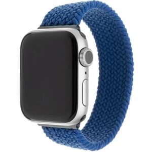FIXED Elastic Nylon Strap for Apple Watch 38/40/41mm, size L, blue FIXENST-436-L-BL