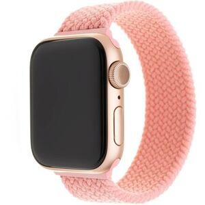 FIXED Elastic Nylon Strap for Apple Watch 38/40/41mm, size XL, pink FIXENST-436-XL-PI