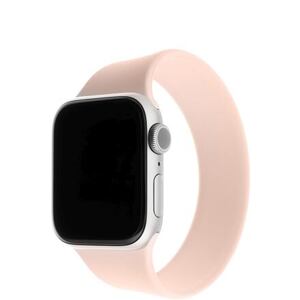 FIXED Elastic Silicone Strap for Apple Watch 38/40/41mm, size L, pink FIXESST-436-L-PI