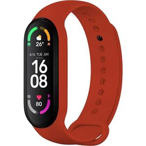 FIXED Silicone Strap for Xiaomi Band 7/ Mi Band 6/ Mi Band 5, red FIXSSTB-989-RD