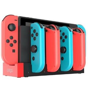 iPega 9186 Charger Dock pro N-Switch a Joy-con Black/Red PG-9186