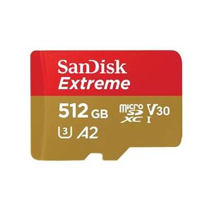 SanDisk Extreme/micro SDXC/512GB/190MBps/UHS-I U3 / Class 10/+ Adaptér SDSQXAV-512G-GN6MA