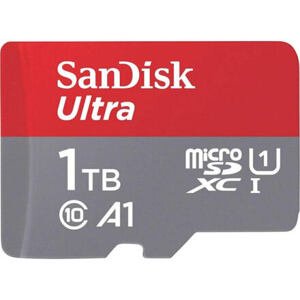 SanDisk Ultra/micro SDXC/1TB/150MBps/UHS-I U1 / Class 10/+ Adaptér SDSQUAC-1T00-GN6MA