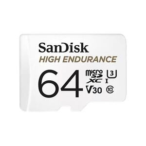 SanDisk High Endurance/micro SDXC/64GB/100MBps/UHS-I U3 / Class 10/+ Adaptér SDSQQNR-064G-GN6IA