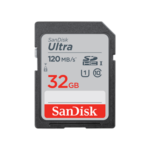 SanDisk Ultra/SDHC/32GB/120MBps/UHS-I U1 / Class 10/Černá SDSDUN4-032G-GN6IN