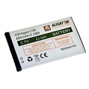 Baterie ALIGATOR V710/C100, Li-Ion 800 mAh, originální C100BAL