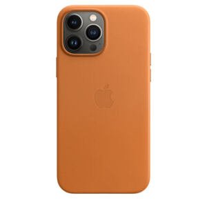 MM1L3ZM/A Apple Kožený Kryt vč. MagSafe pro iPhone 13 Pro Max Golden Brown