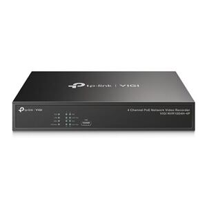 TP-LINK VIGI NVR1004H-4P 4 Channel POE Network Video Recorder VIGI NVR1004H-4P