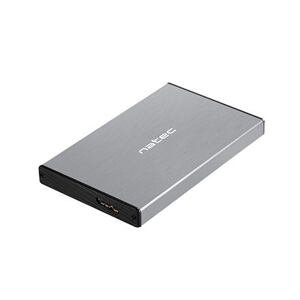 Externí box pro HDD 2,5'' USB 3.0 Natec Rhino Go, šedý, hliníkové tělo NKZ-1281