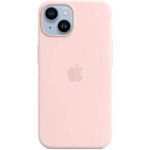APPLE iPhone 14 Silicone Case with MS - Chalk Pink MPRX3ZM/A